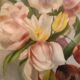 Tableau De La Fin Du 19ème Siècle, Signé, Fleurs, Citrons, Oranges. 67x43