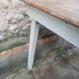 Natural patina farm table