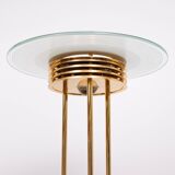 Impressive Large Brass Halogen floor lamp 1980s