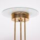 Impressive Large Brass Halogen floor lamp 1980s