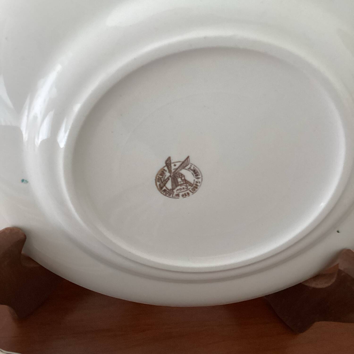 Set of 12 Moulin des Loups dessert plates - vintage