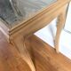 Table basse vitrée style Louis XV