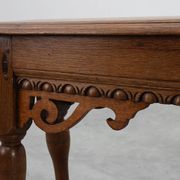 17th century Jacobean carved oak bench, UK