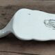 Earthenware pie shovel Obernai décor signed Henri Loux