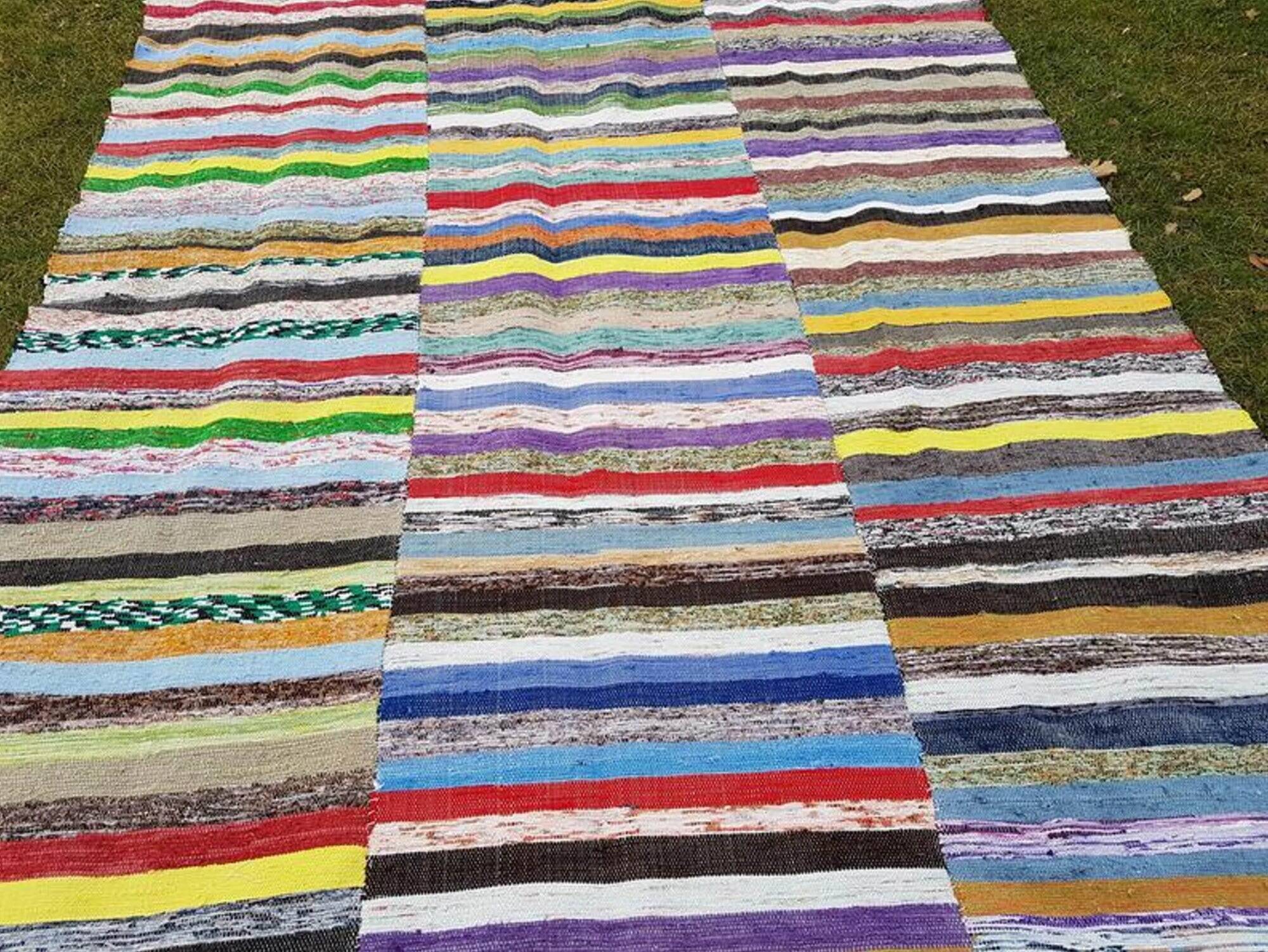 Kilim turc vintage tissé main