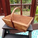 Wooden harvest basket