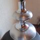 Lampe de salon, Haute, aluminium et inox