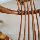 Fauteuils coquilles en rotin