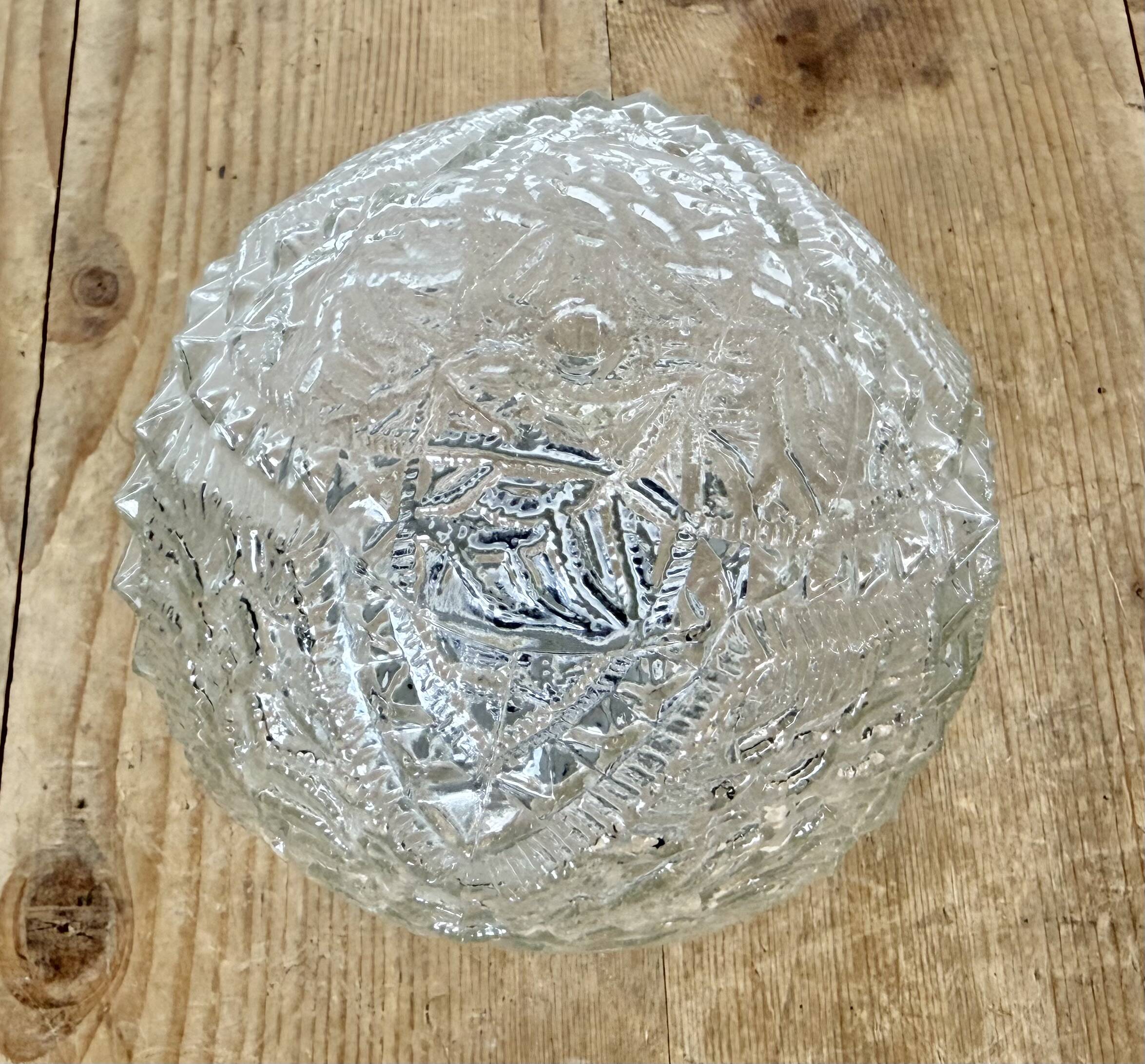 Vintage White Porcelain Ceiling Light, 1970s