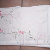 Ensemble nappe et 8 serviettes brodées