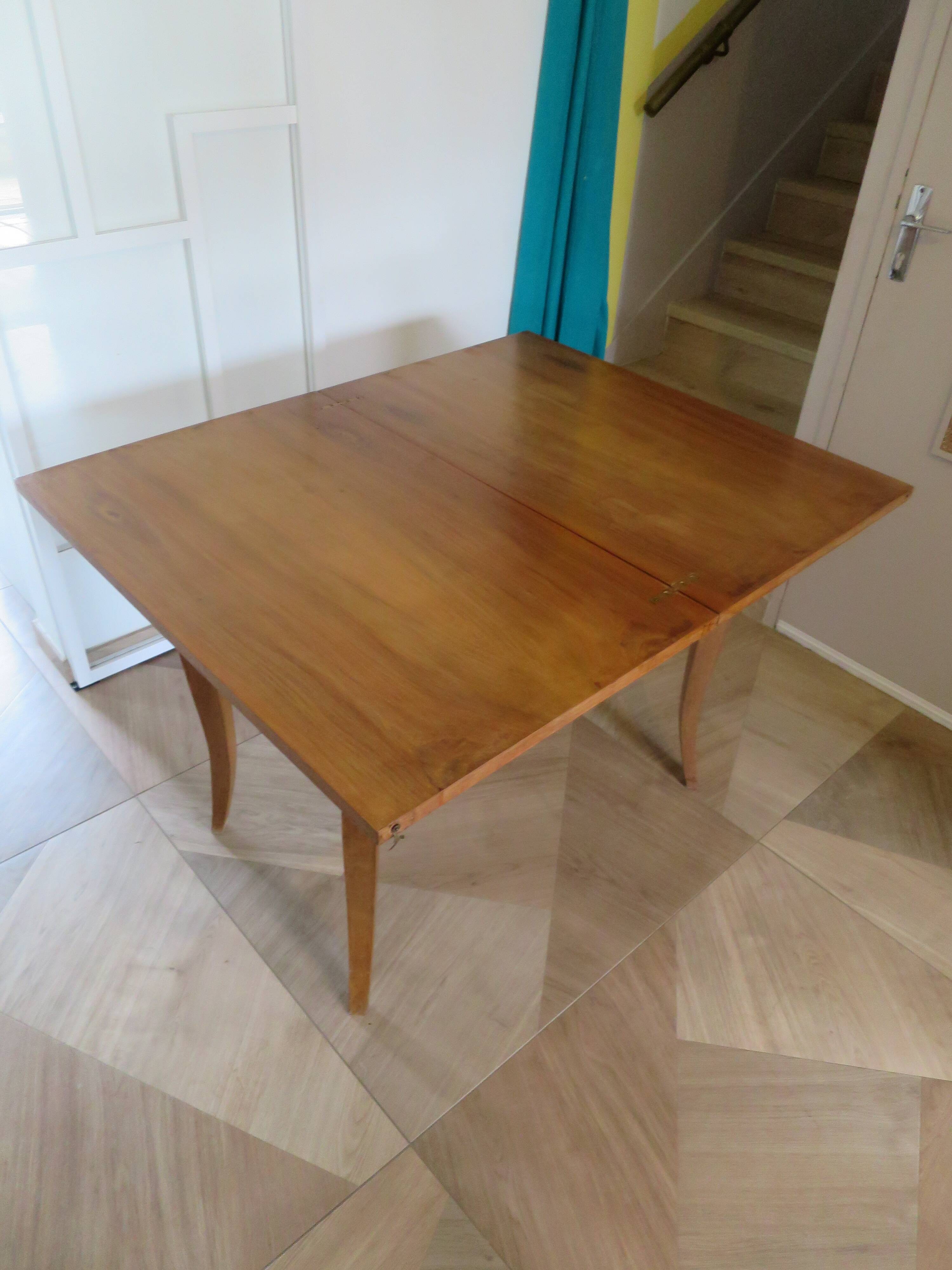 Table de salle à manger extensible, années 50-60