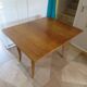 Table de salle à manger extensible, années 50-60