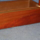 Important empire style planter in mahogany and bronze (202 x 99 cm)
