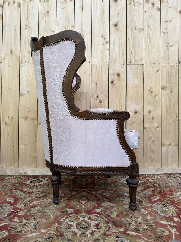 Fauteuil, bergère de style Louis XVI - Napoléon III