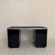 German Bauhaus Writing Desk in Black Lacquered Metal, 1925