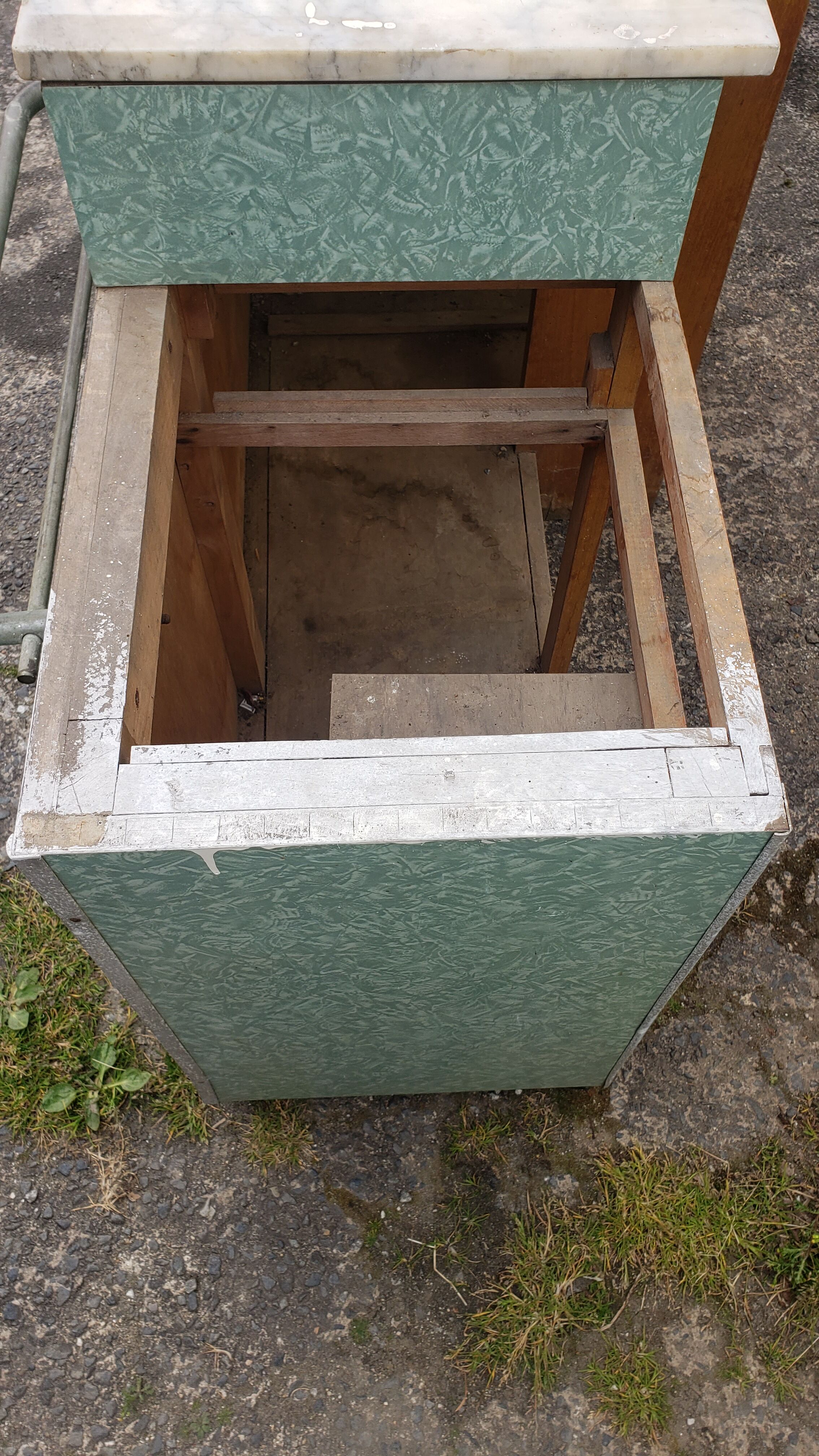 Former butcher's counter