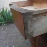 Art deco period bedside in walnut