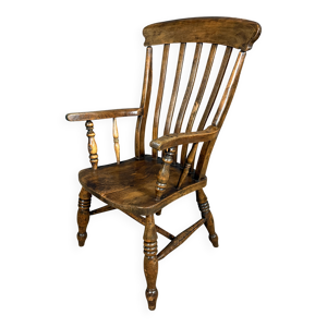 Fauteuil anglais Windsor - marron