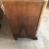 Art deco wooden chest of drawers from the 1940s