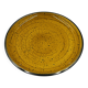 Vintage speckled yellow Palma plate Boch La Louvière