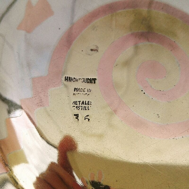 Gold silver metal copper dinanderie cup