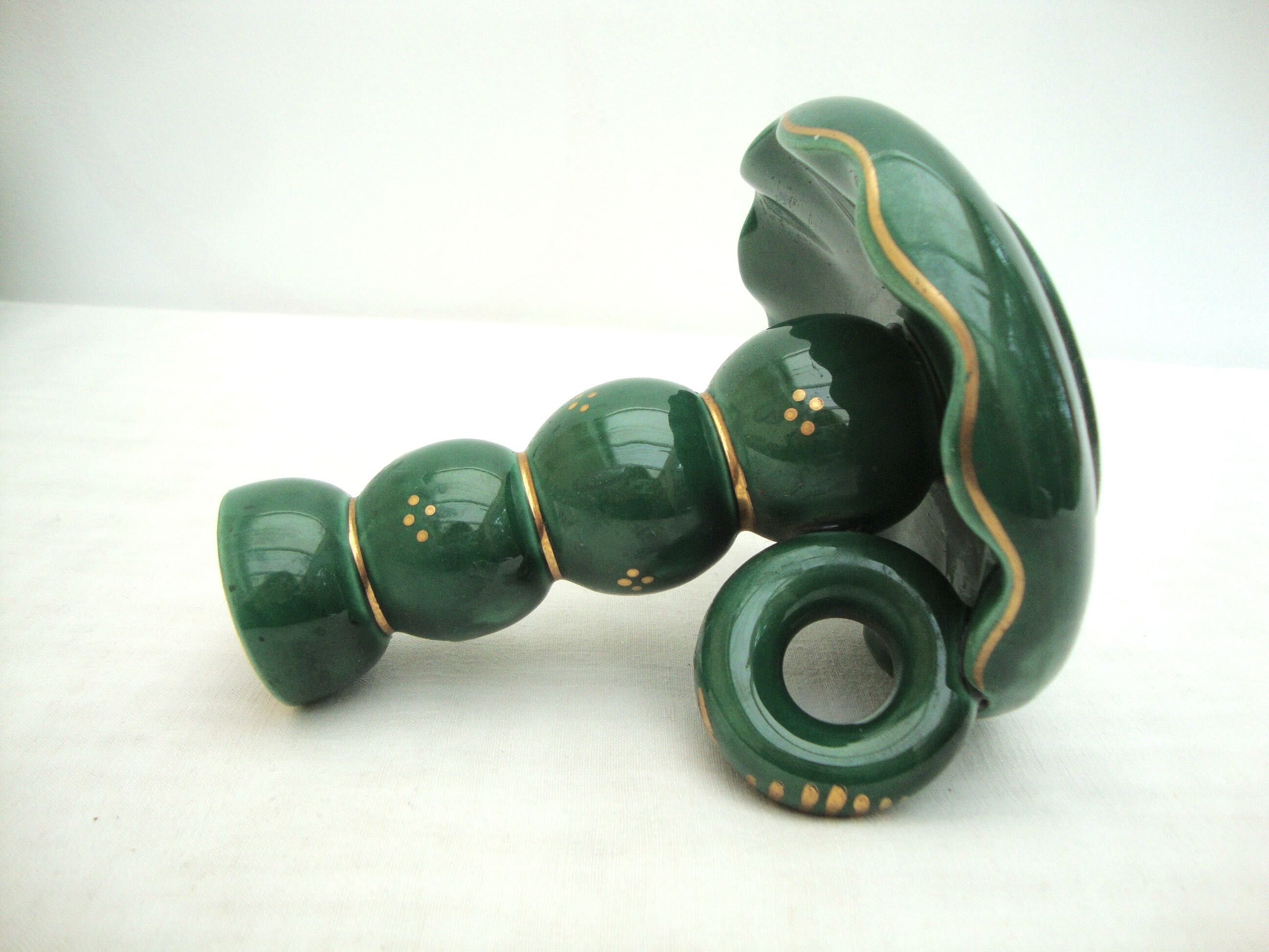 1960s ceramic candlestick