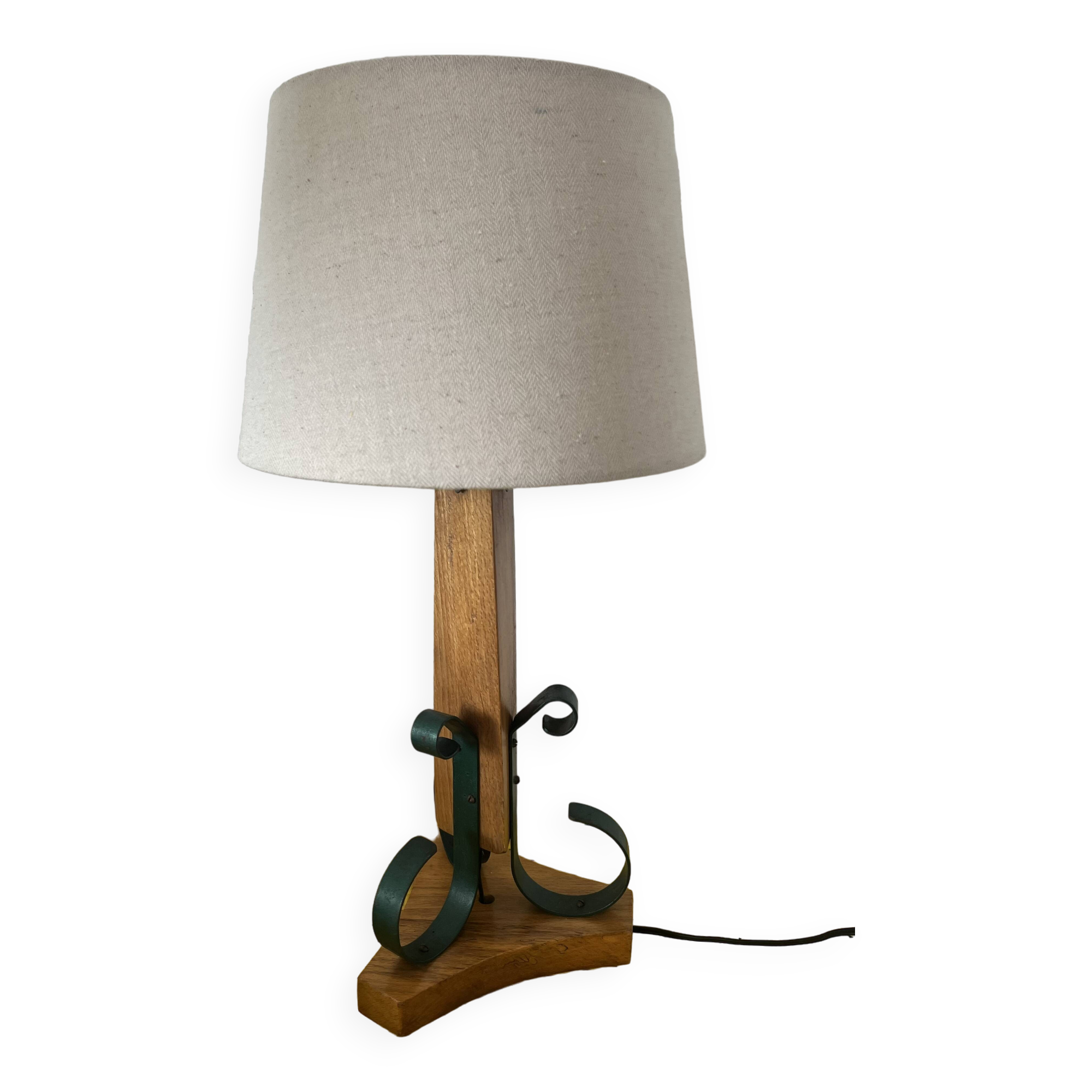 Vintage fifties desk lamp in Prouvé style