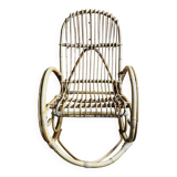 Rocking-chair en rotin pour enfant