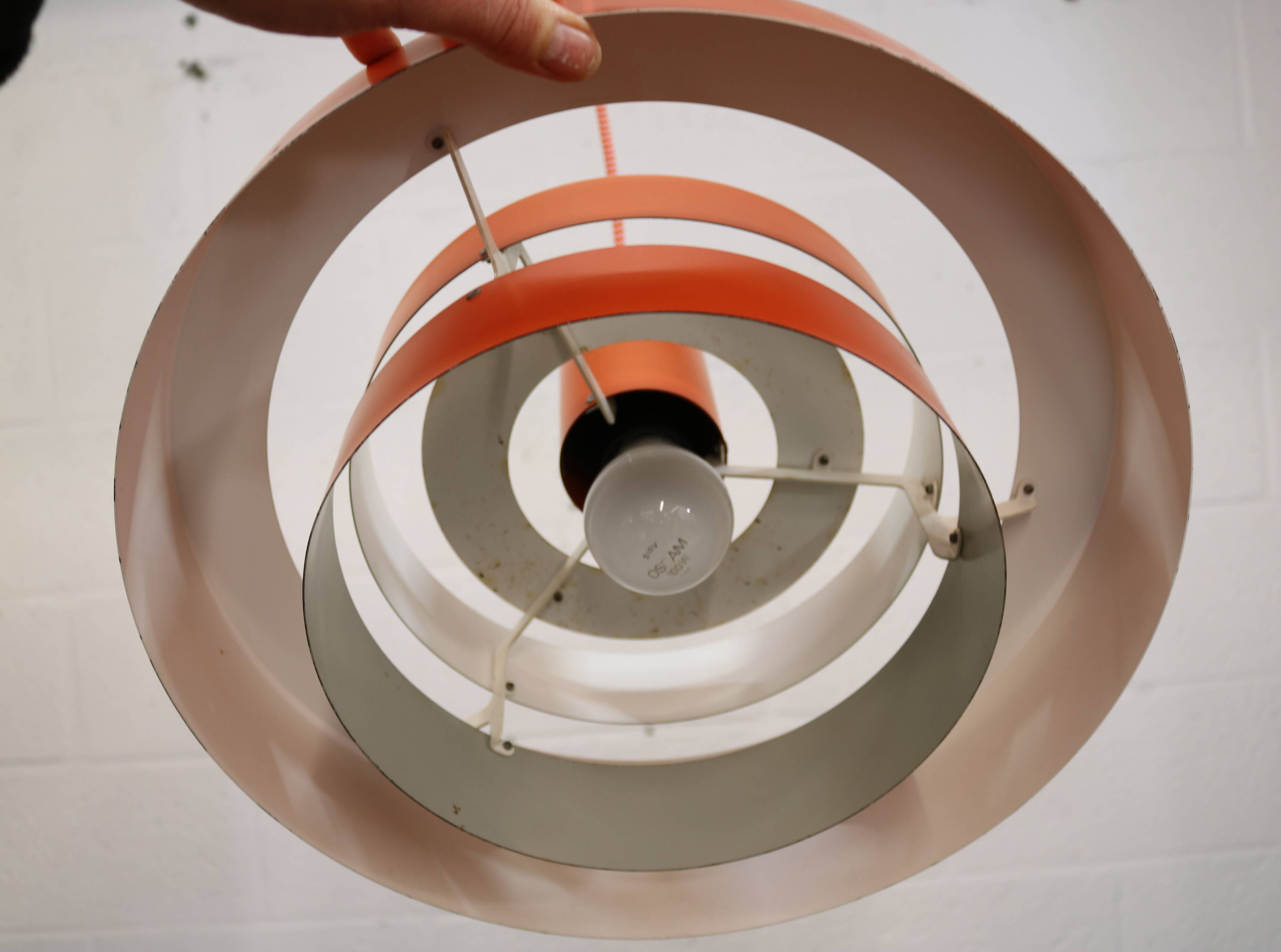 Mid-century modern hanging lamp by Jo Hammerborg - Fog & Morup - model Equ