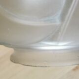 Art deco pressed glass pose lamp