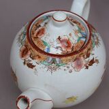 Ancienne Théière Sarreguemines 19ème Chinoiserie