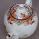 Old teapot Sarreguemines 19th Chinoiserie