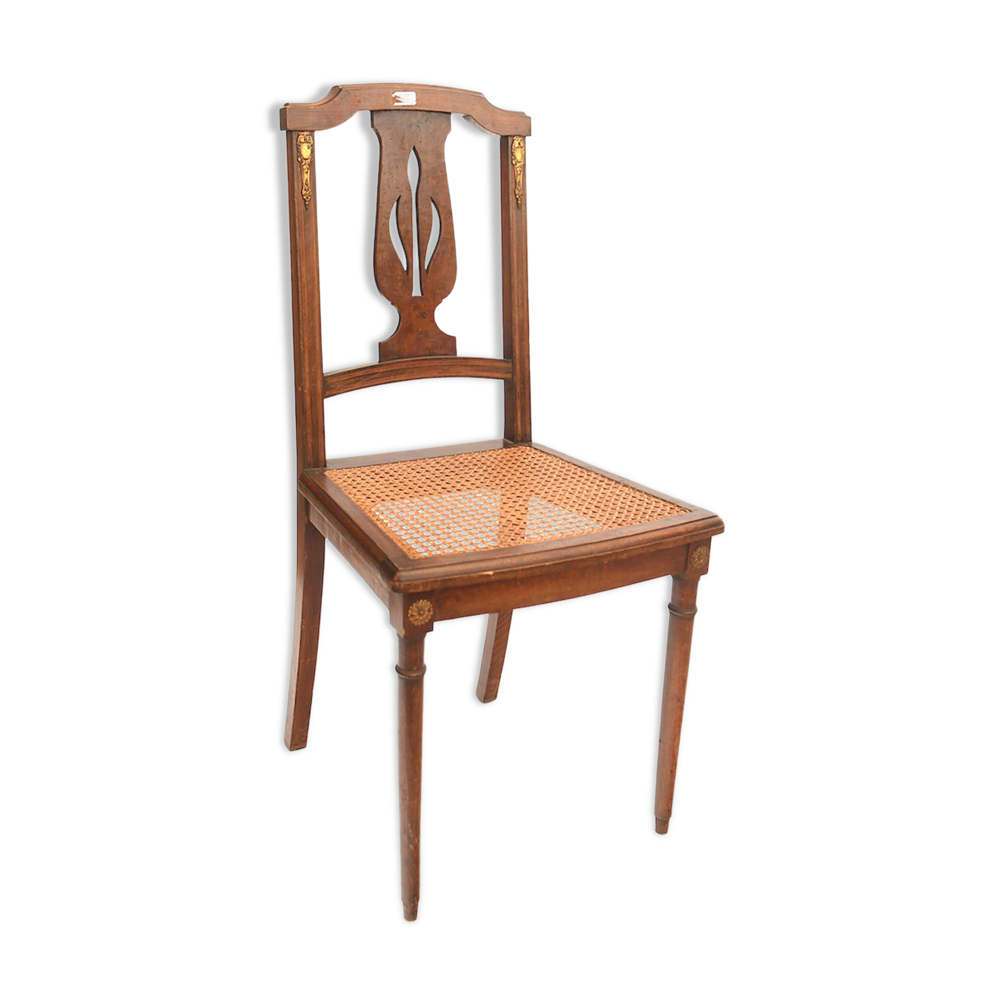 Canned chair from the 1900s period