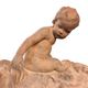 Sculpture "Putto on Lion Skin" in terracotta, Léon Dufrène, circa 1900 – France