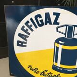 Raffigaz enameled plate