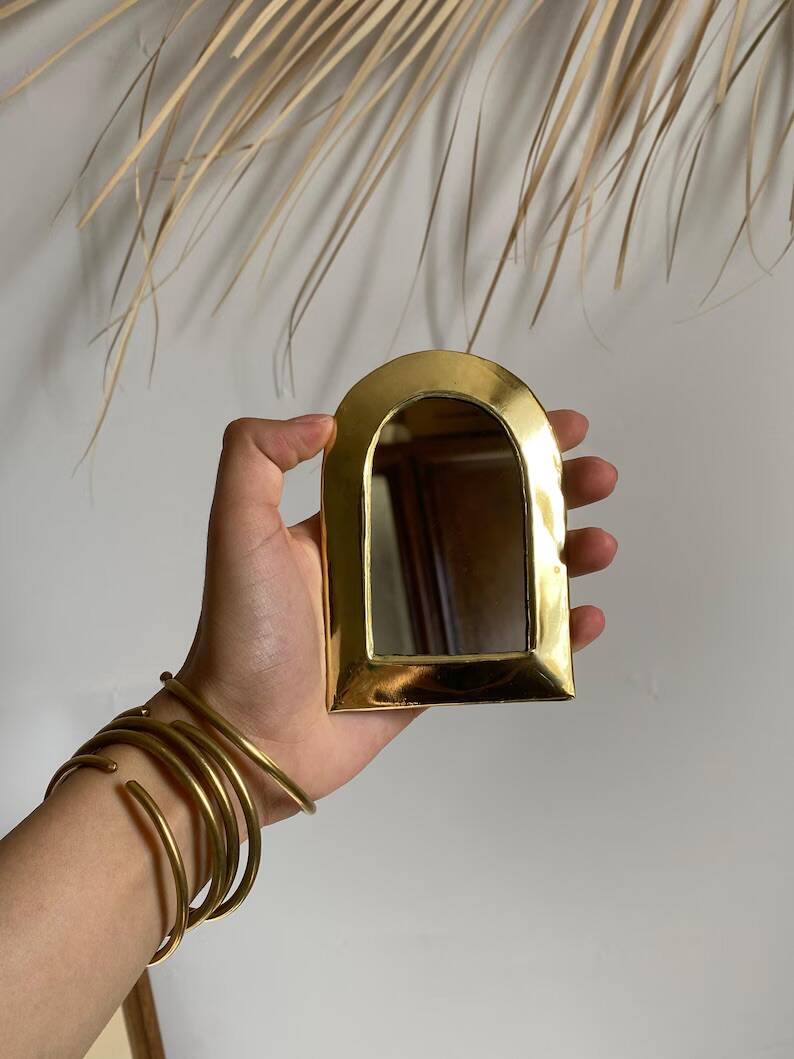 Miroirs en laiton fabriqué à la main