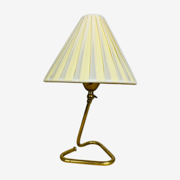 50s brass casserole lamp