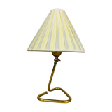 50s brass casserole lamp