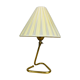50s brass casserole lamp