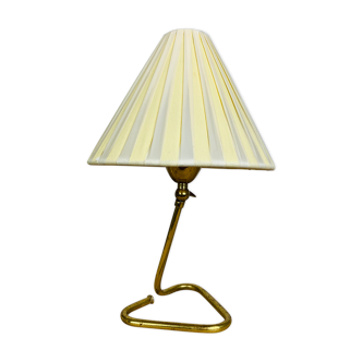 50s brass casserole lamp