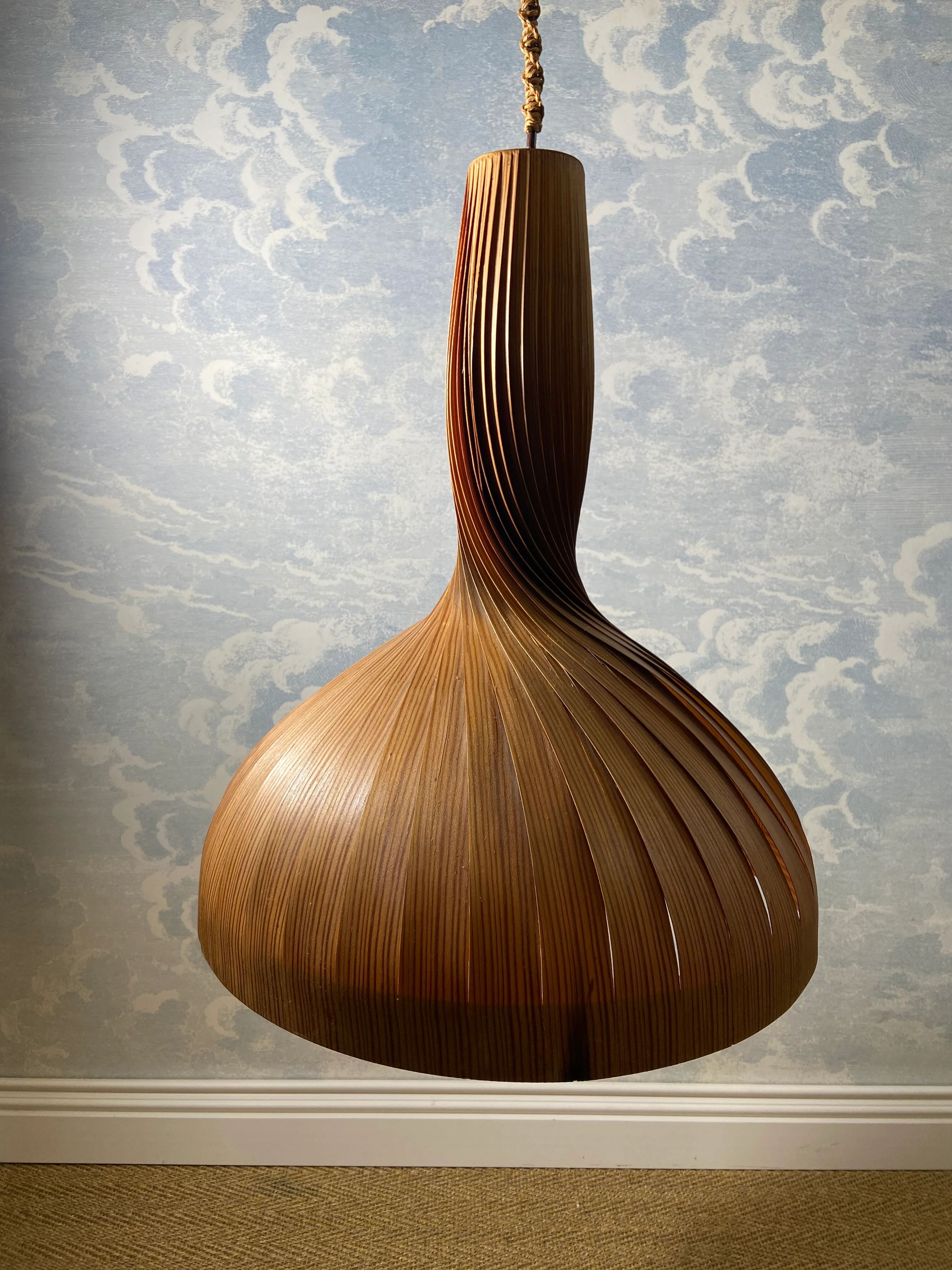 Spiral suspension by Hans-Agne Jakobsson, Sweden, 1960s.