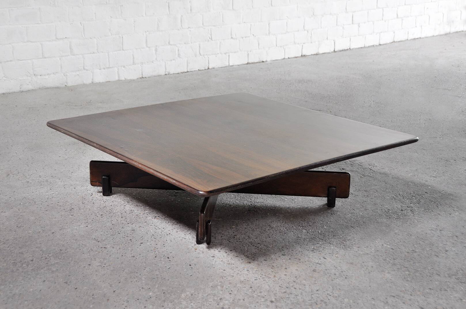 Mid-century brazilian rosewood coffee table
