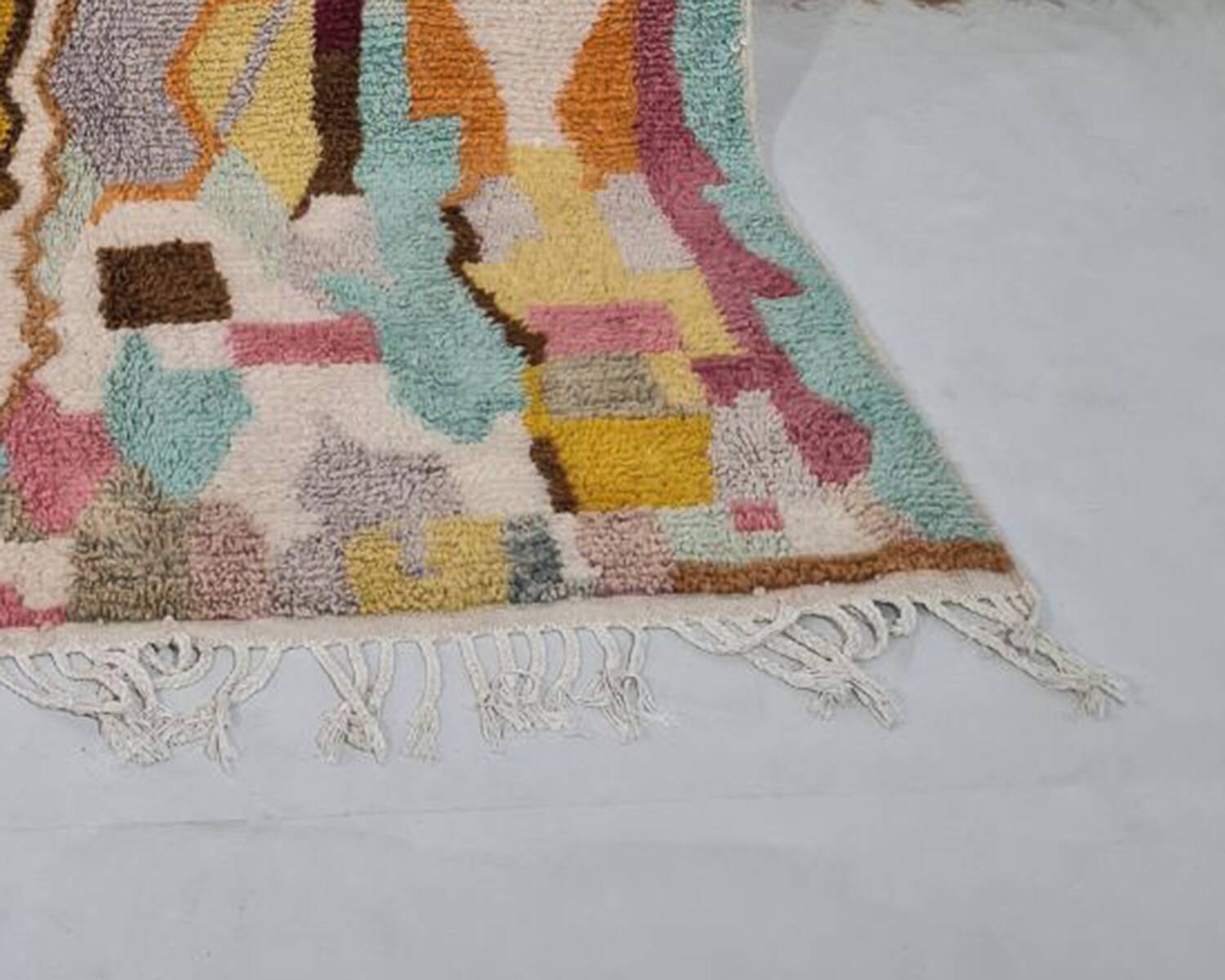 Berber bohemian handmade wool rug 250 X 150 CM