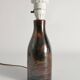 Brown Stoneware Table Lamp by Carl-Harry Stålhane, Designhuset, Sweden 1960s