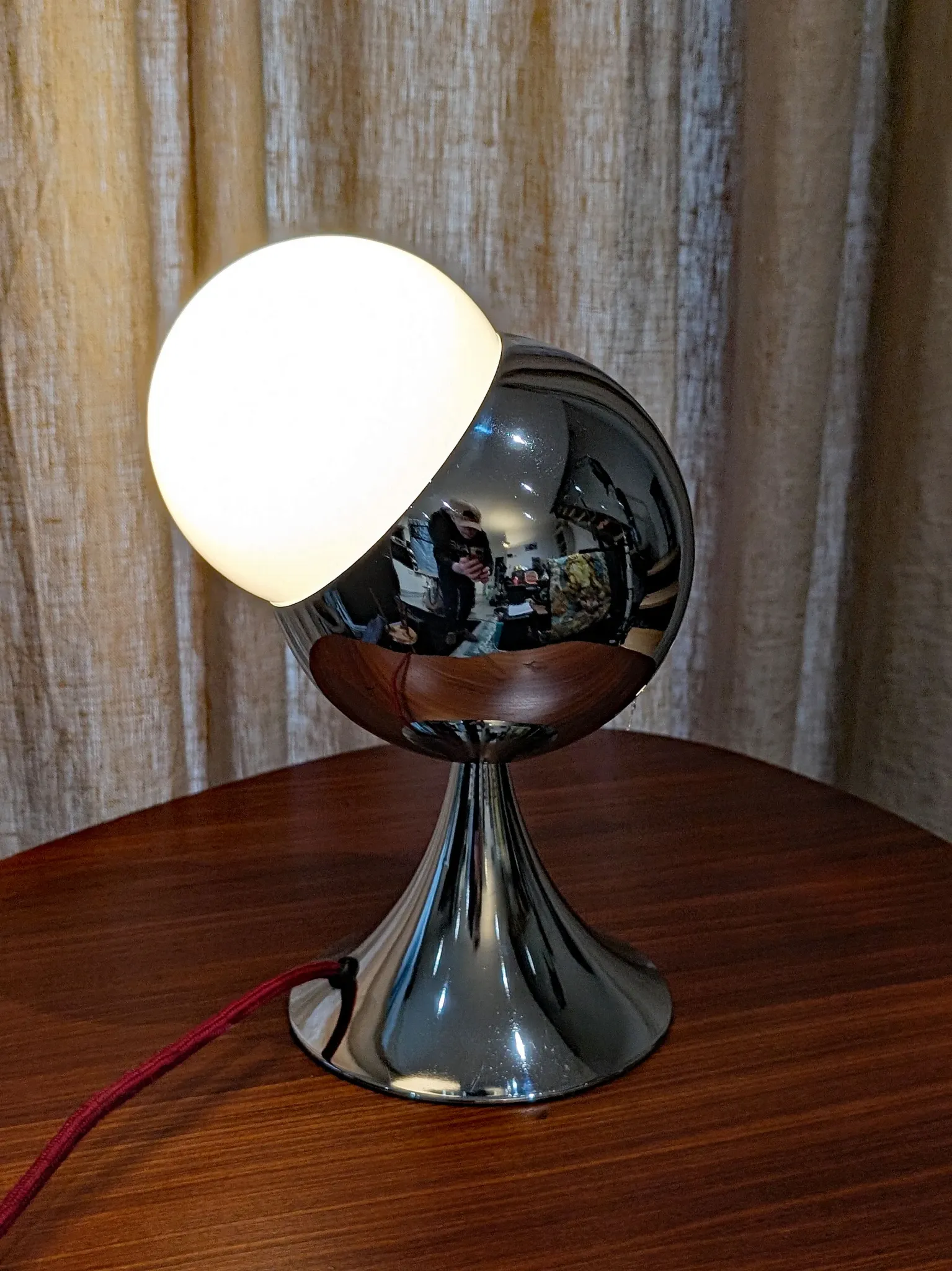 Lampe 60's "Satellite" Chromée – Pièce Unique