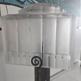 French Art Deco geometric table lamp