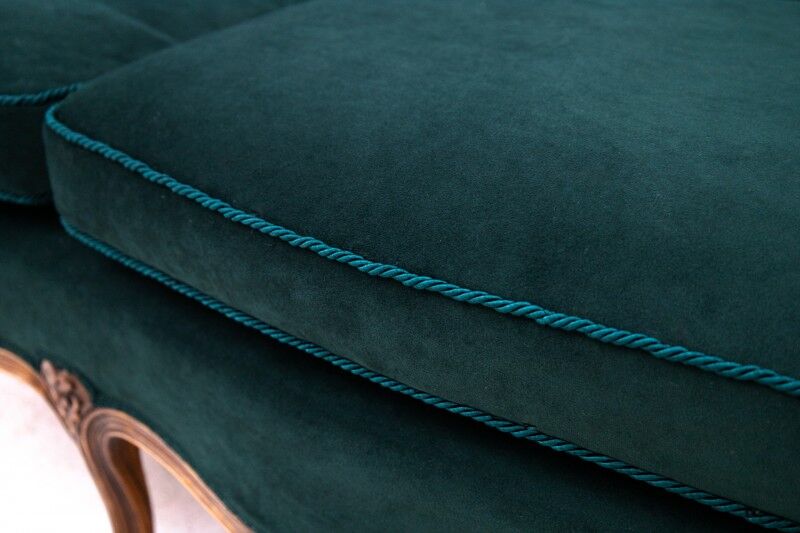 Antique sofa, late 19th century, France, after renovation.