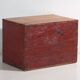 Coffre ancien polychromé en bois de pin – Chine, vers 1900