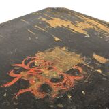 Antique hand-painted Moroccan Moorish Zouak side table