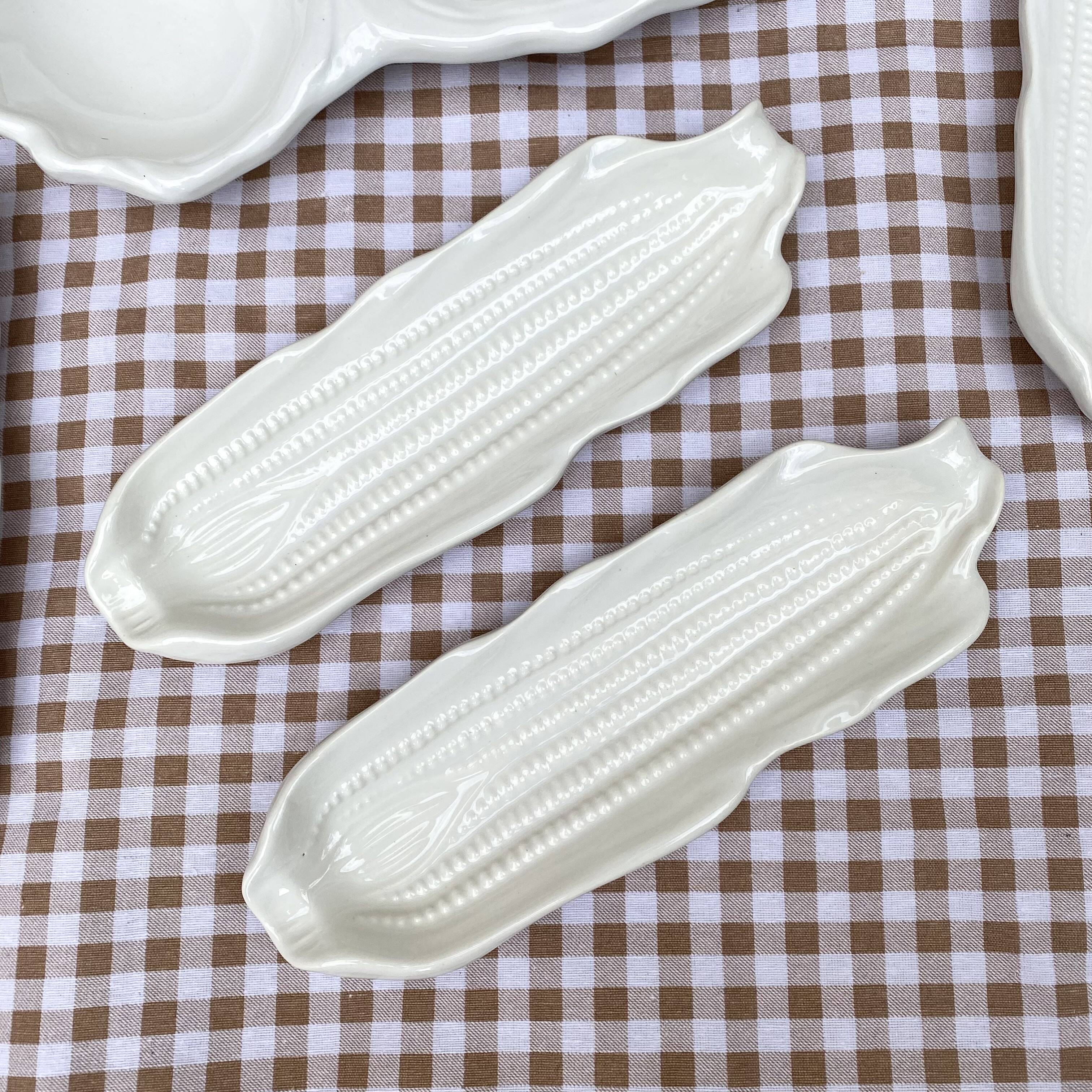 Vintage ceramic corn service from the USA